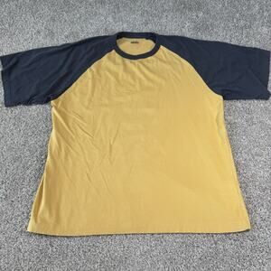 Red Head Bass Pro Shop Men's Shirt Short Sleeves Size XL Yellow Blue Sleeves